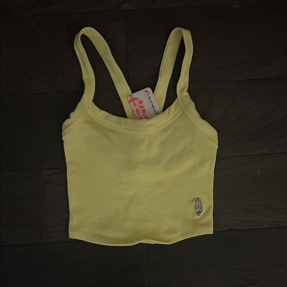 Yellow free people movement tank